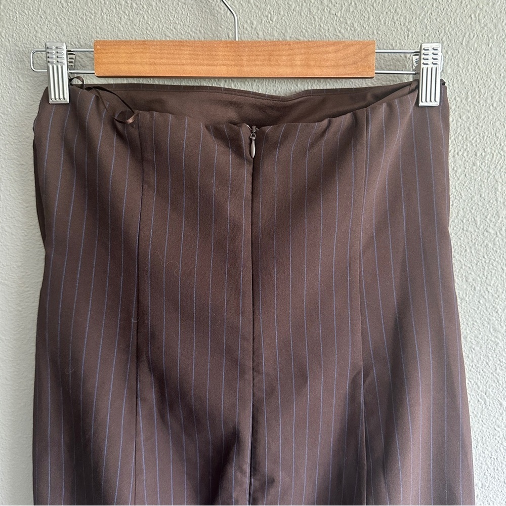 Zara Brown Strapless Dress - Picture 6 of 14